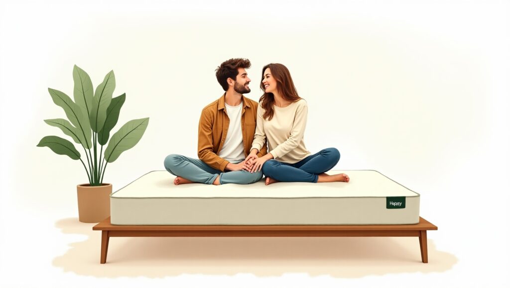 Happsy organic mattress for eco-friendly sleep